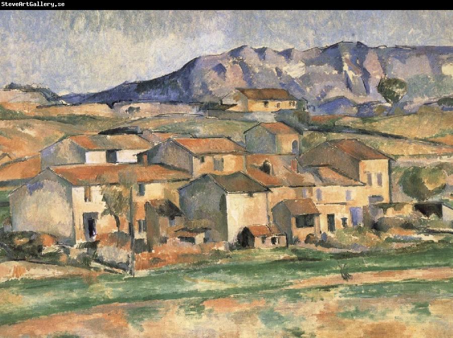 Paul Cezanne near the village garden